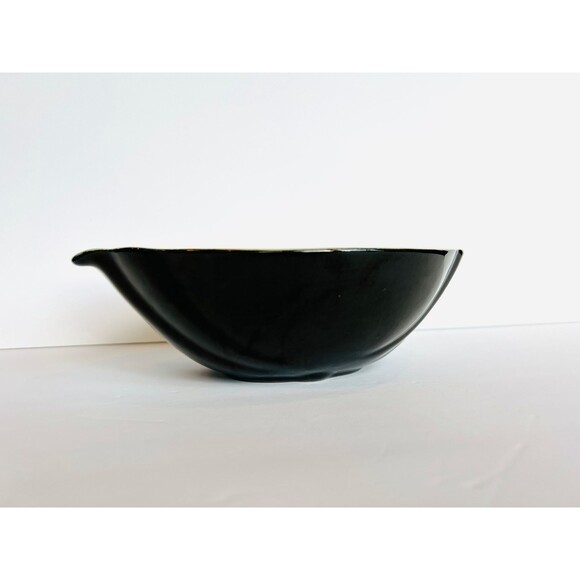Black & Mint Mid Century Planter, Stanford Design (9.5x6.5x2  Black & Mint Mid Century Planter, Stanford Design (9.5x6.5x2.75\